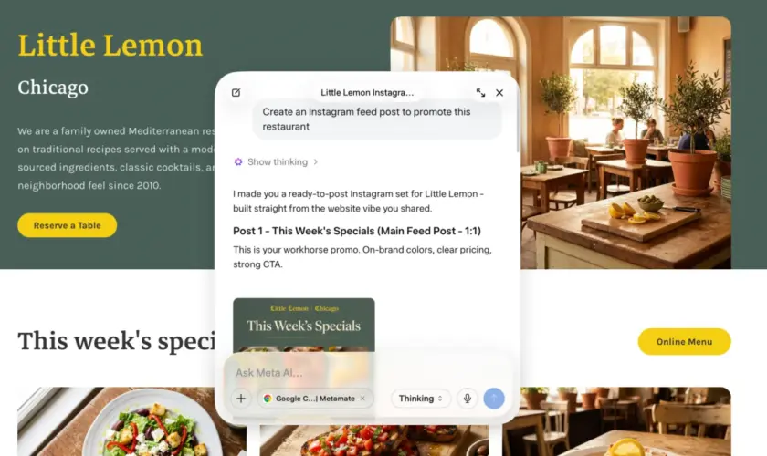 Meta AI arrive sur Mac et se transforme en véritable assistant de productivité 60 Meta AI arrive sur Mac et se transforme en véritable assistant de productivité