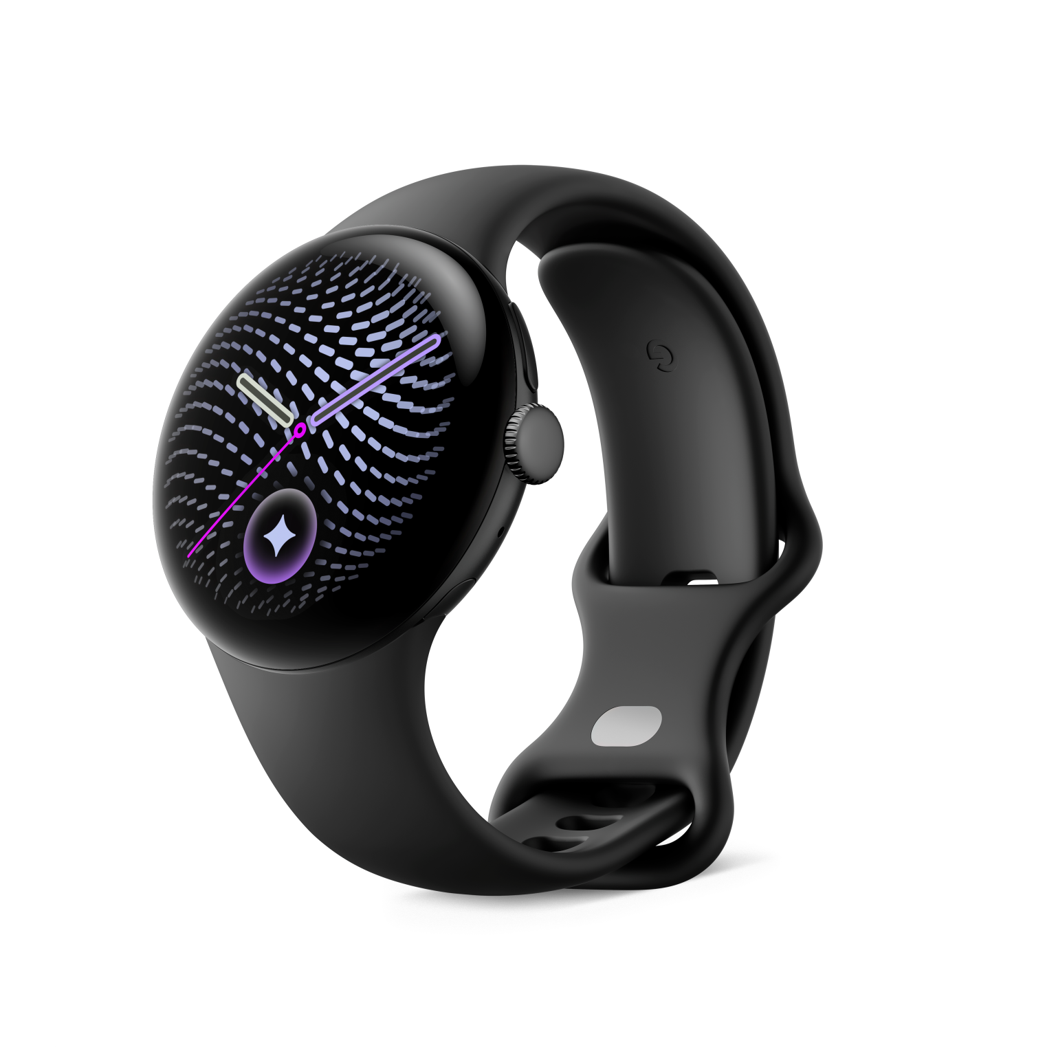 Google Pixel Watch 5 officielle : suivi de la tension, résistance à l’insuline, Gemini et prix 61 Obsidian 3 4 Angle
