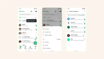 WhatsApp teste un dossier pour séparer les messages des entreprises des conversations personnelles