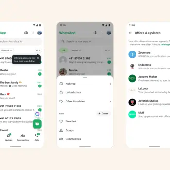 WhatsApp teste un dossier pour séparer les messages des entreprises des conversations personnelles