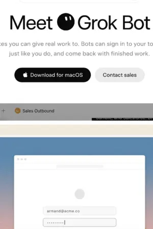 SpaceXAI dévoile Grok Bot : un agent IA capable d’exécuter des tâches de manière autonome sur vos applications