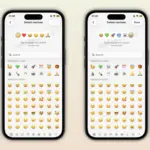 WA WHATSAPP CUSTOM REACTION TRAY FEATURE IOS