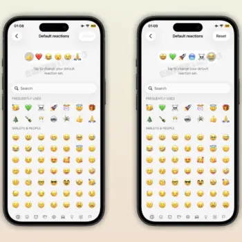 WhatsApp va permettre de personnaliser les réactions emoji, mais avec WhatsApp Plus