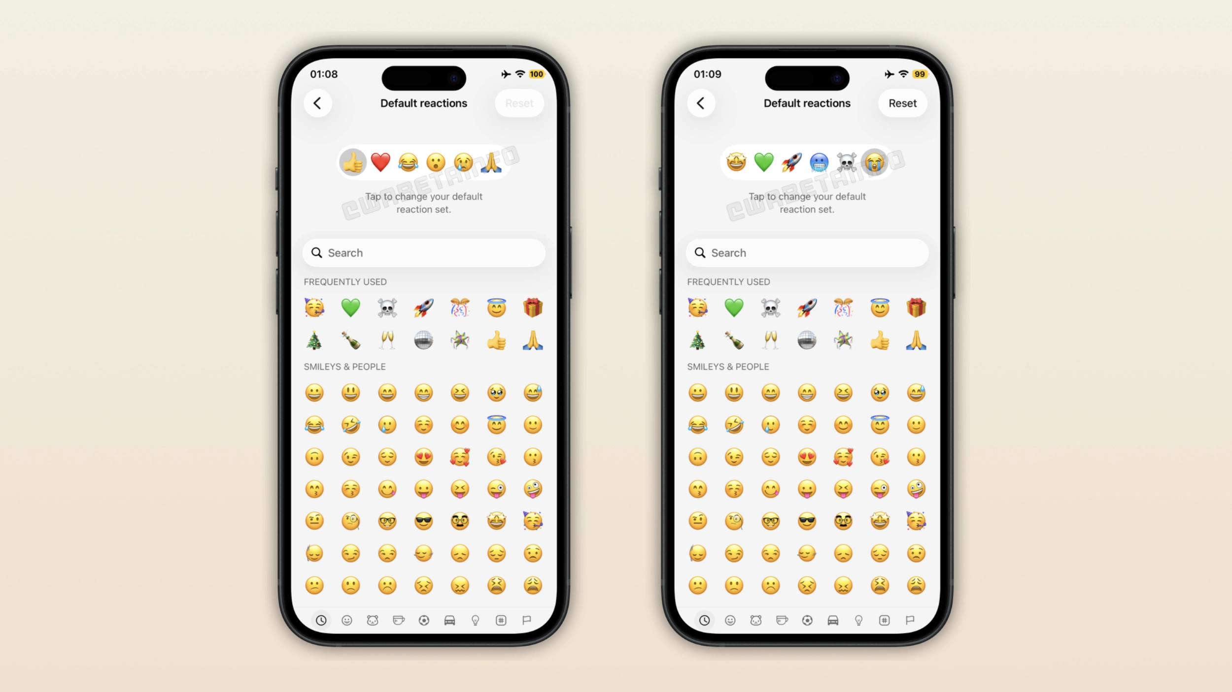 WhatsApp va permettre de personnaliser les réactions emoji, mais avec WhatsApp Plus