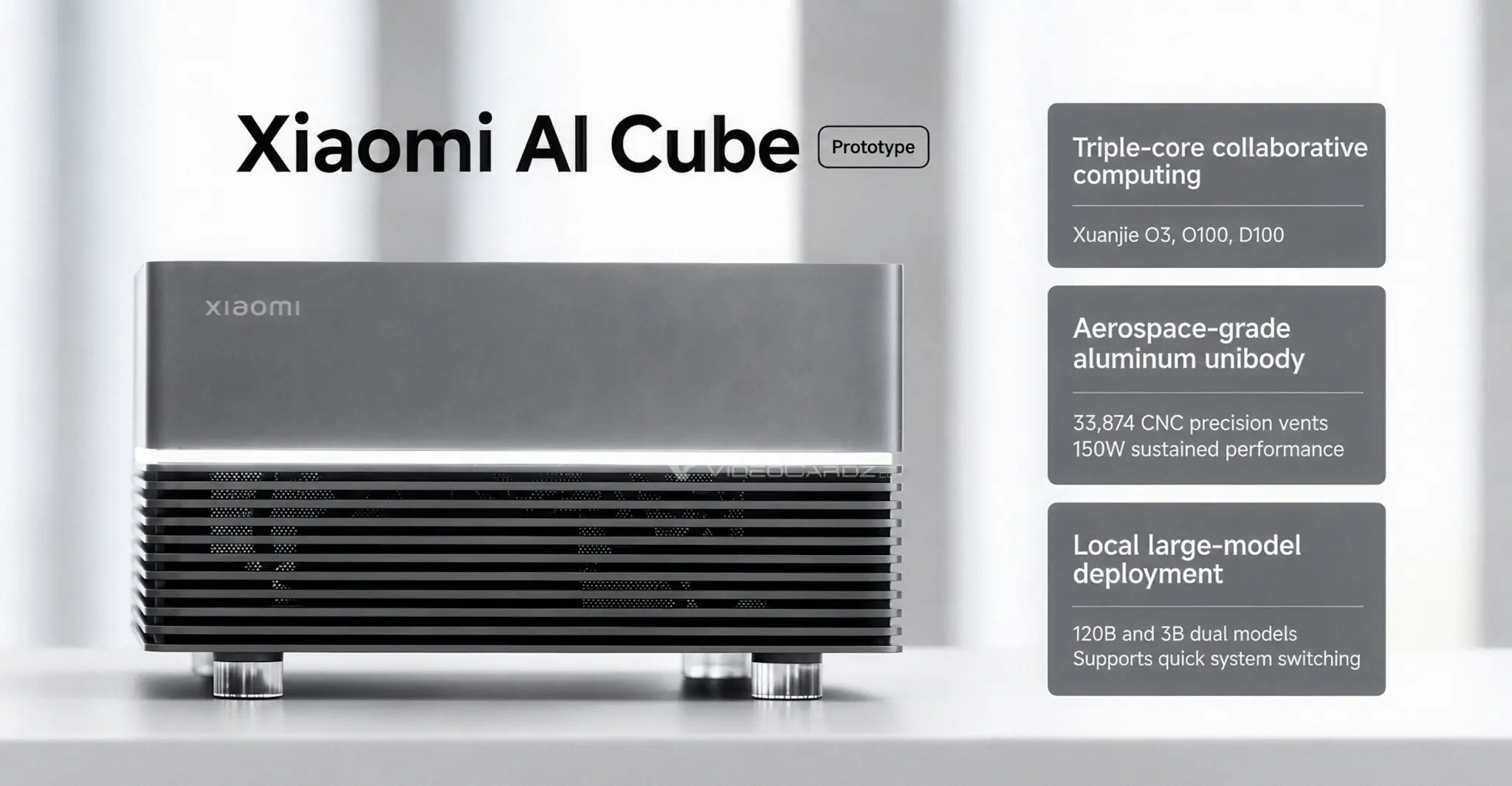 Xiaomi AI Cube : un mini-PC de 150 W propulsé par trois puces XRING maison 57 Xiaomi AI Cube : un mini-PC de 150 W propulsé par trois puces XRING maison