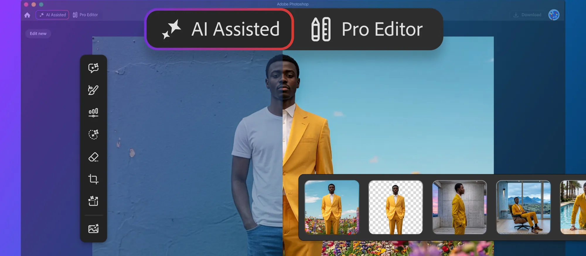 Photoshop lance Editeur assisté par IA : Adobe place le prompt au cœur de l’édition photo 58 media 114ae1812fe34ae3137d5fdf55eeef3483e160f98