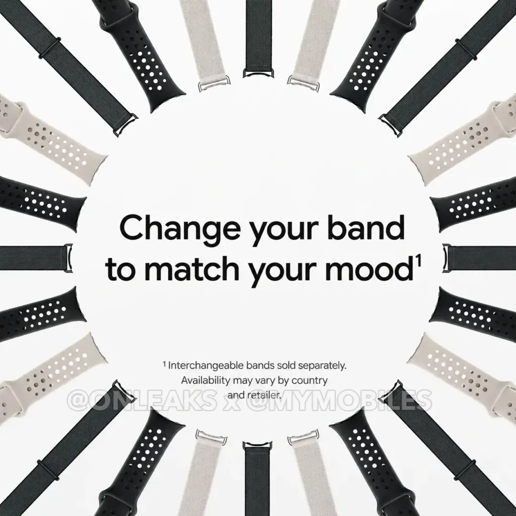 Pixel Watch 5 : Google miserait davantage sur Gemini que sur le matériel 53 mymobiles.com google pixel watch 5 bands