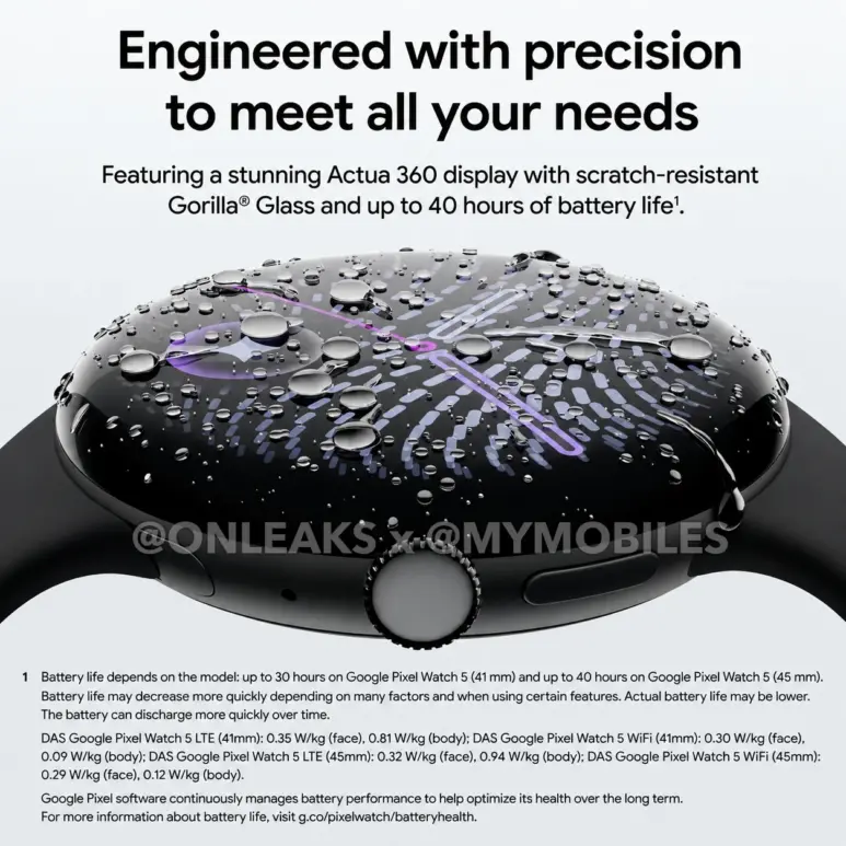 mymobiles.com google pixel watch 5 hub hero