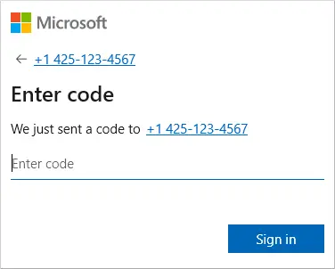 Microsoft abandonne les SMS dans Entra ID et impose la transition vers les passkeys 58 sign in with phone number confirmation code
