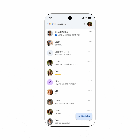 05. Google Messages Chat Theme