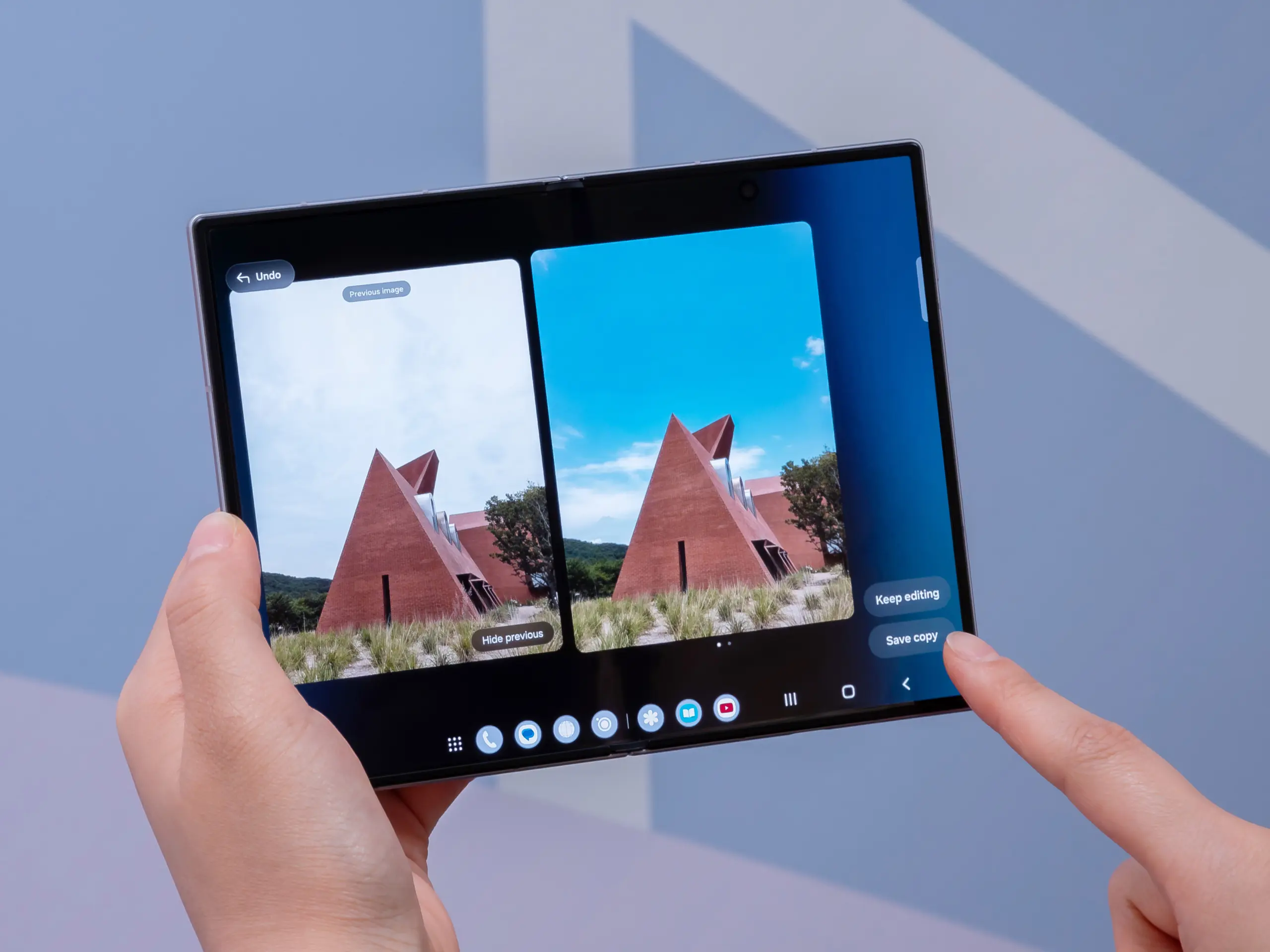 Galaxy Z Fold 8 : le nouveau format cartonne, mais Samsung manque déjà de composants pour suivre la demande 58 223 lifestyle demo galaxy zfold8 photo assist scaled
