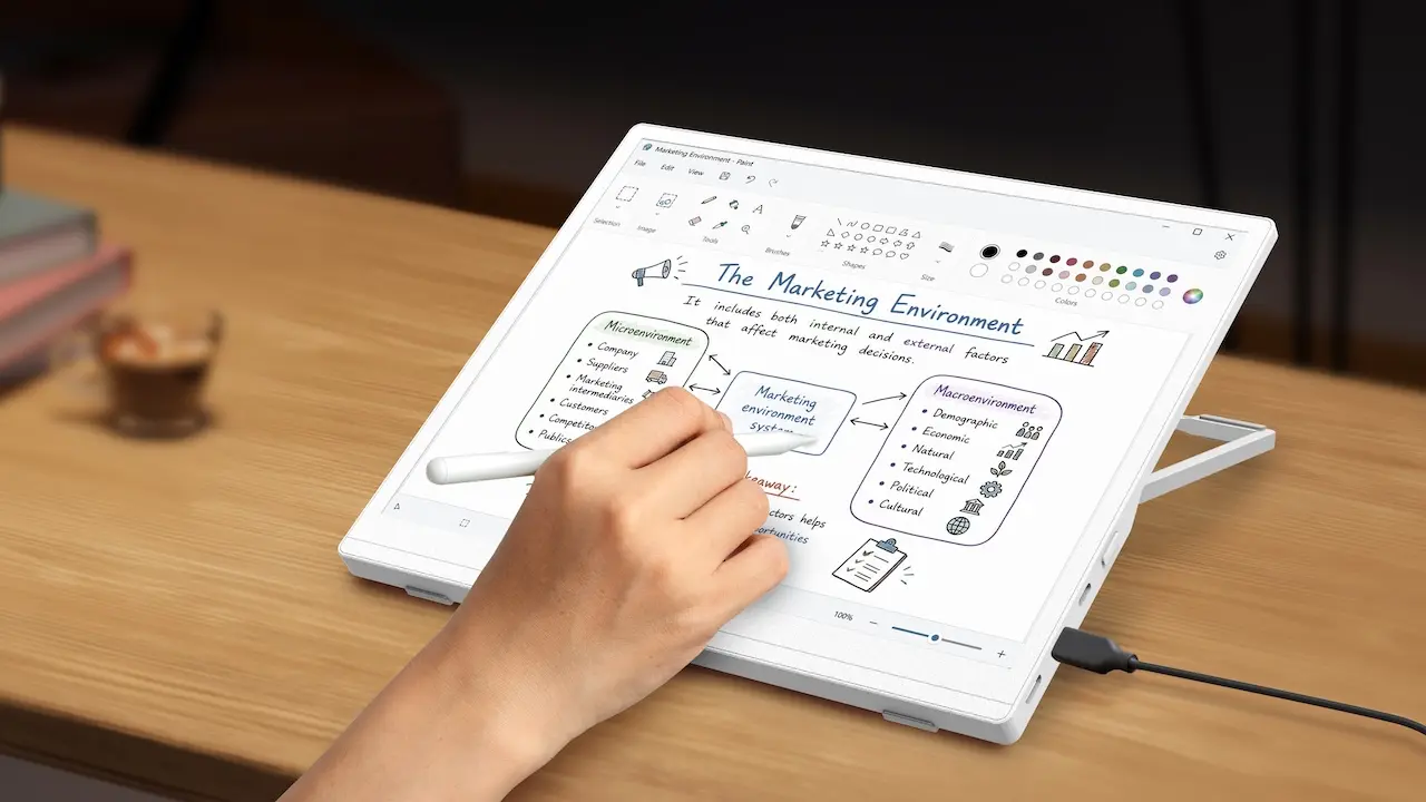 Acer EP130K : un écran ePaper portable 60 Hz pensé pour lire, écrire et travailler sans rétroéclairage