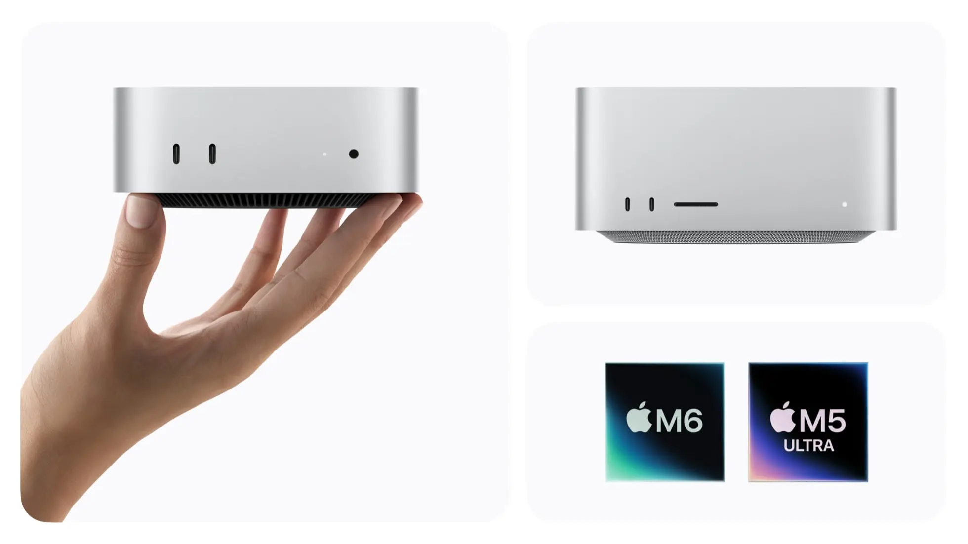 Mac mini M6 et Mac Studio M5 Ultra : Apple lance ses nouveaux Mac de bureau taillés pour l’IA locale