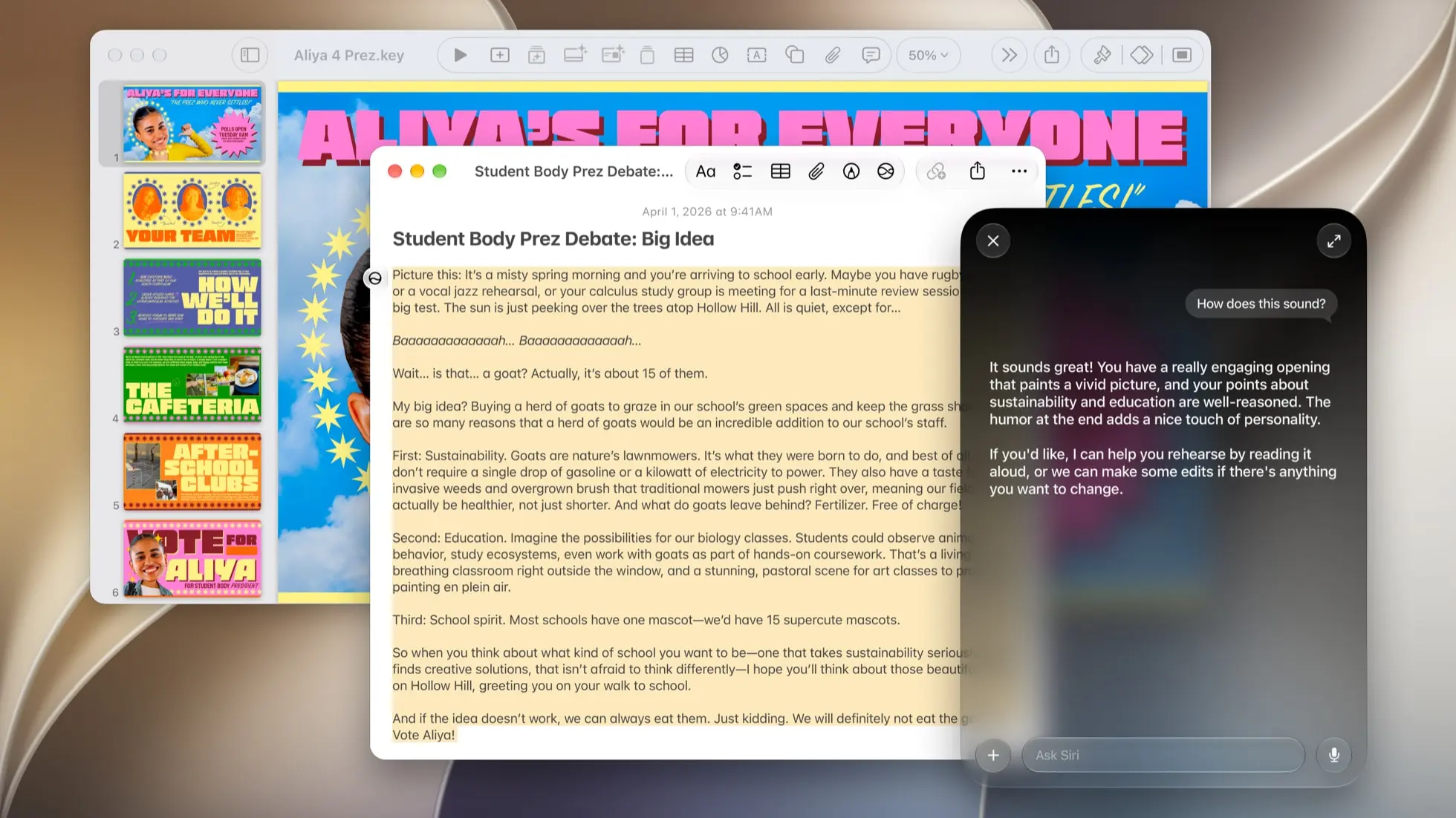 macOS 27 Golden Gate est disponible avec Siri AI 8 Apple Siri AI conversation