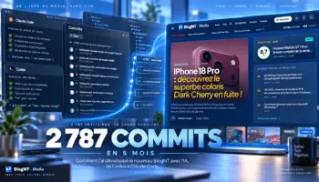 2 787 commits en 5 mois : comment j’ai développé le nouveau BlogNT avec l’IA, de Codex à Claude Code