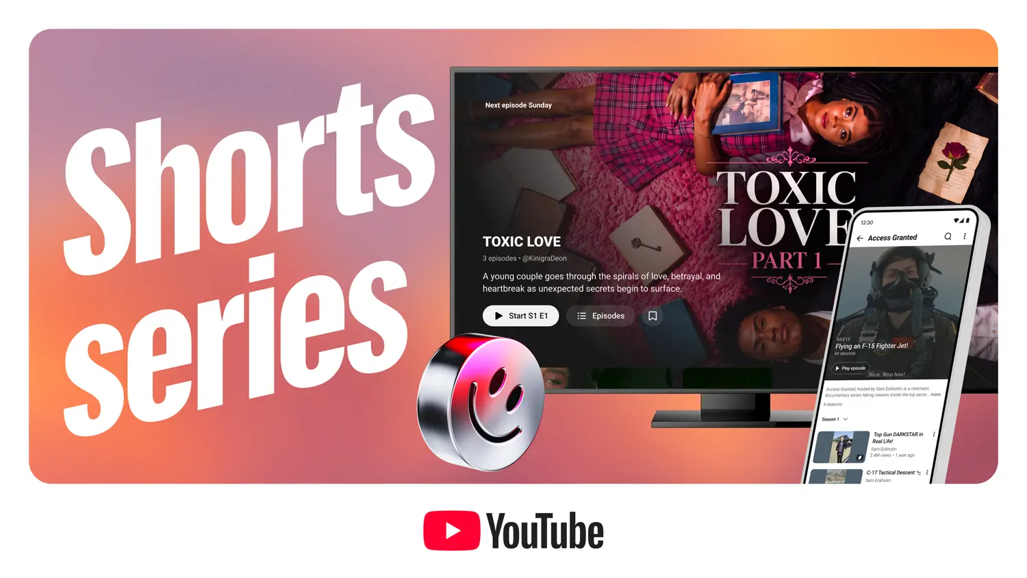 YouTube transforme les Shorts en séries avec des saisons et des épisodes