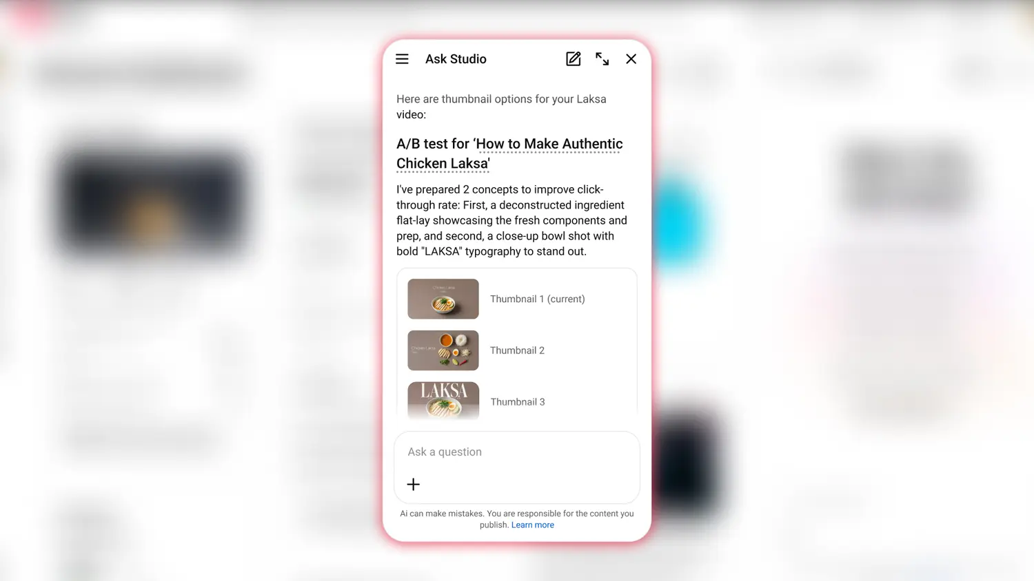 YouTube lance un agent IA pour optimiser automatiquement les chaînes des créateurs 52 Creation YT Studio Bundle Optimize your Catalog UX Flow 4