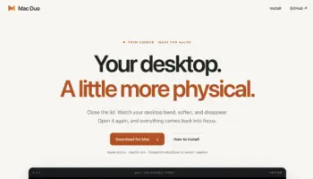 Mac Duo : l’animation d’ouverture de l’iPhone Duo arrive gratuitement sur MacBook