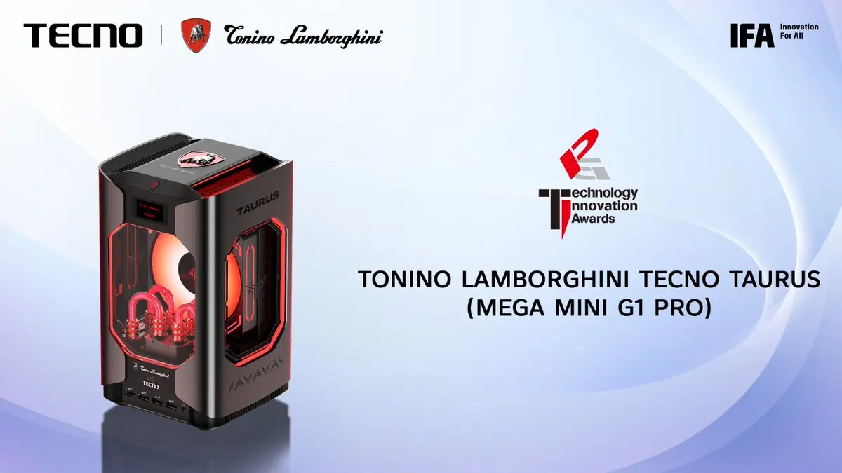IFA 2026 : TECNO récompensé pour son smartphone modulaire ultrafin et son mini-PC TAURUS 59 HRWwhZ4aoAATNeH