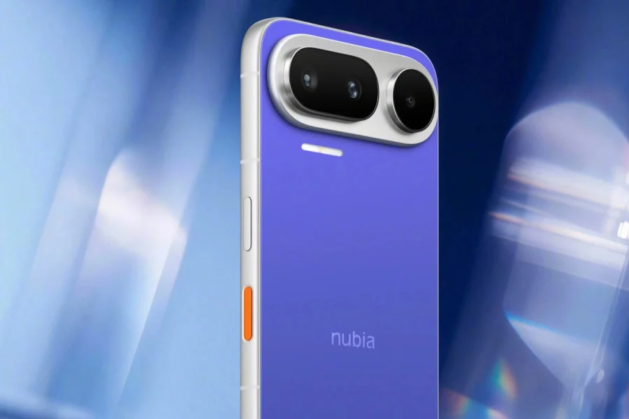 Nubia NaviX Ultra : Snapdragon 8 Elite Gen 5, 7 100 mAh et agent IA Doubao de ByteDance 37 Nubia NaviX Ultra Ai button