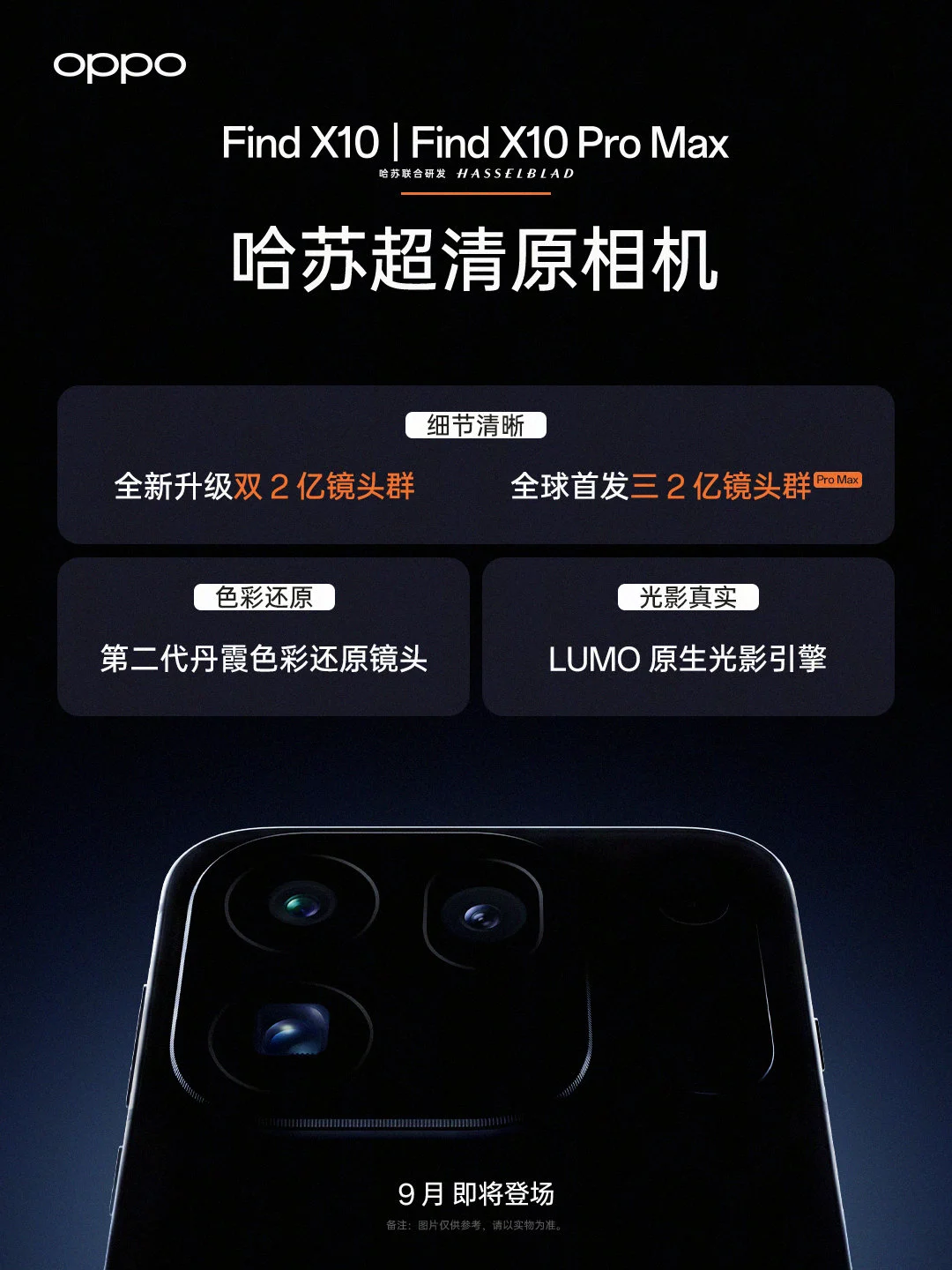 OPPO Find X10 : jusqu’à trois capteurs 200 mégapixels et une nouvelle approche photo avec Hasselblad 45 Oppo Find X10 series first teaser