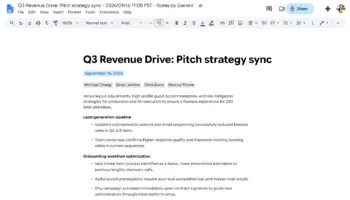 Google Meet lance Quick notes : l’IA résume désormais vos réunions sur une seule page
