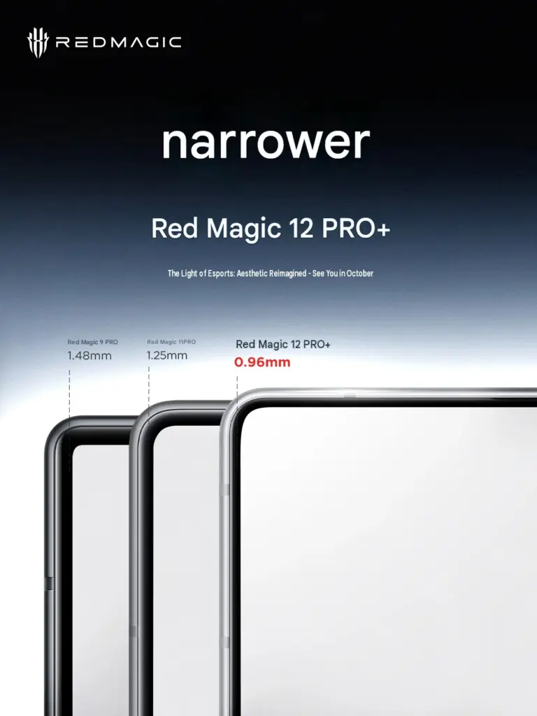RedMagic 12 Pro narrow bezels