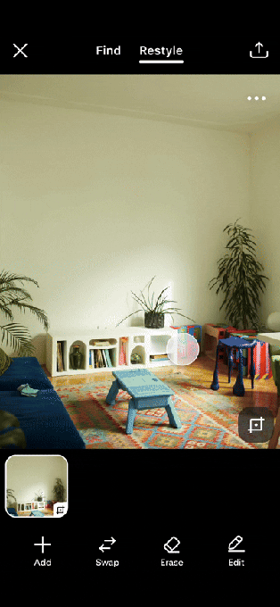 Pinterest Restyle : l’IA redécore votre intérieur avec les produits que vous avez enregistrés 51 Restyle Edit 02