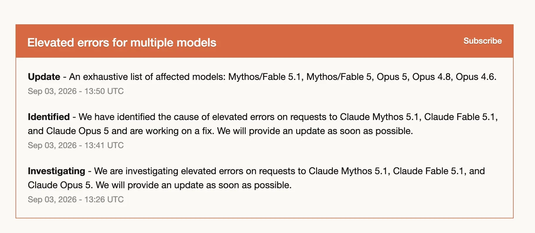 Claude en panne : Mythos, Fable et Opus touchés par une hausse des erreurs chez Anthropic 58 Screen 2026 09 03 at 16.17.29