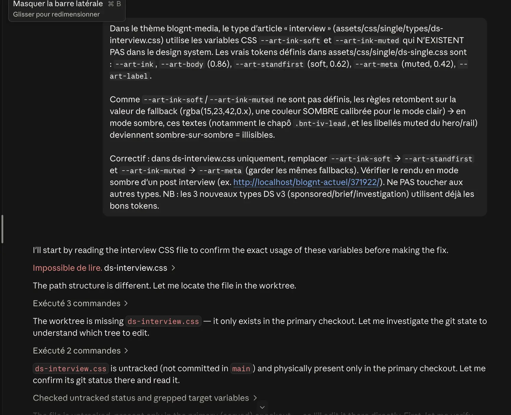 2 787 commits en 5 mois : comment j’ai développé le nouveau BlogNT avec l’IA, de Codex à Claude Code 10 Screen 2026 09 07 at 08.51.28