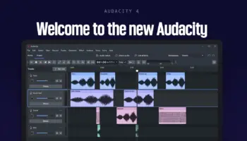Audacity 4.0 : nouveau design, mode sombre et édition non destructive renforcée