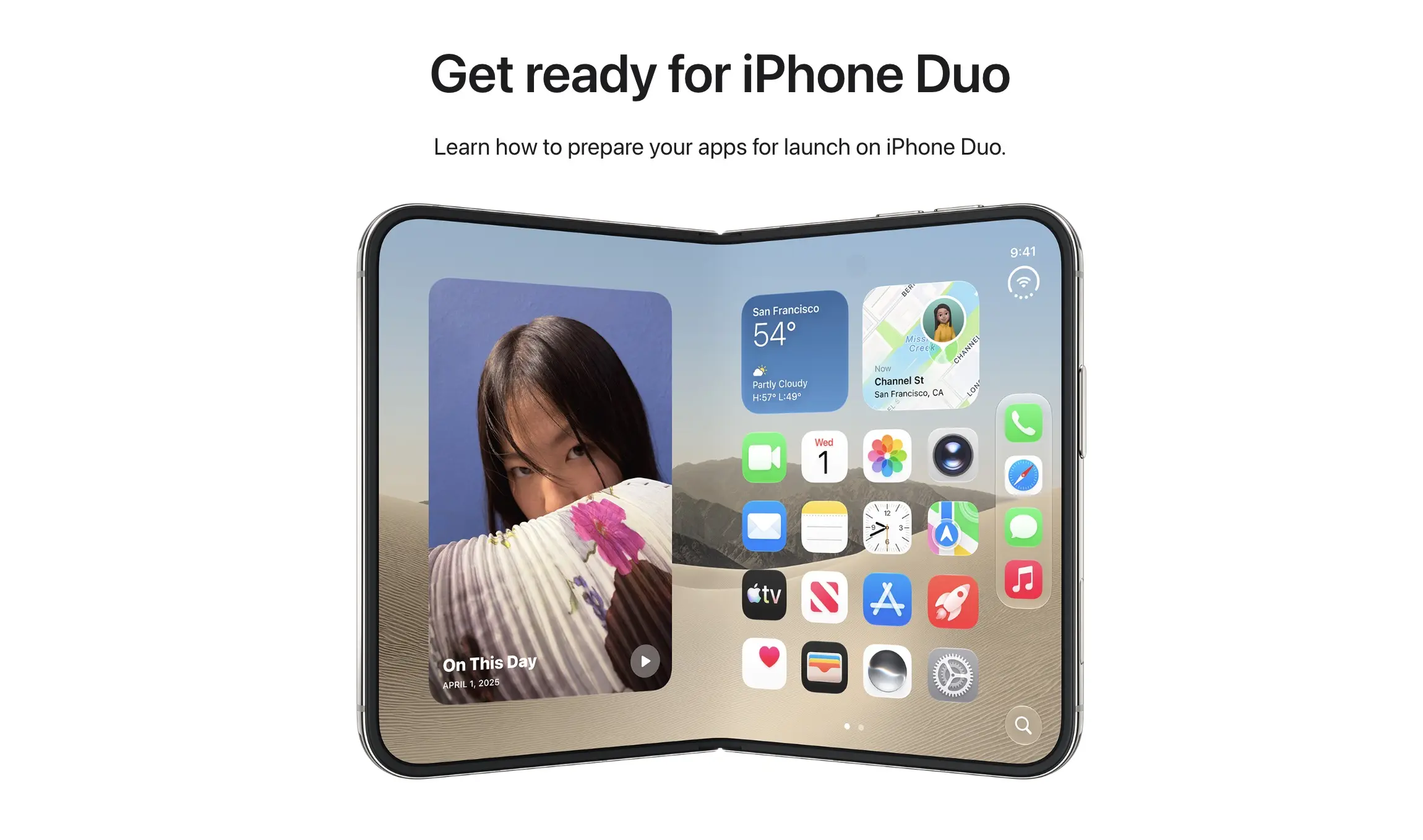 iPhone Duo : Apple lance ses ressources développeurs pour adapter les apps au format pliable