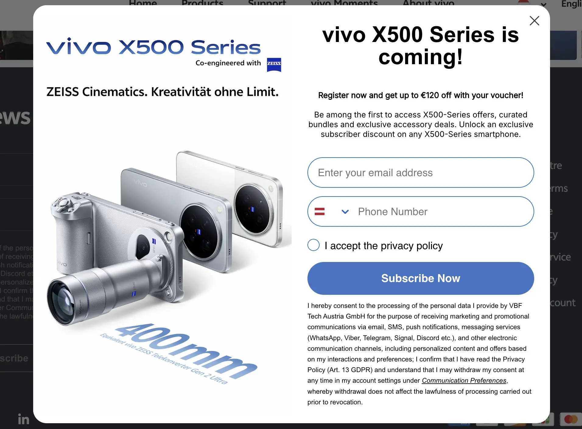 vivo X500 : lancement européen le 27 octobre, mais un modèle pourrait manquer à l’appel 52 Screen 2026 09 23 at 08.30.31