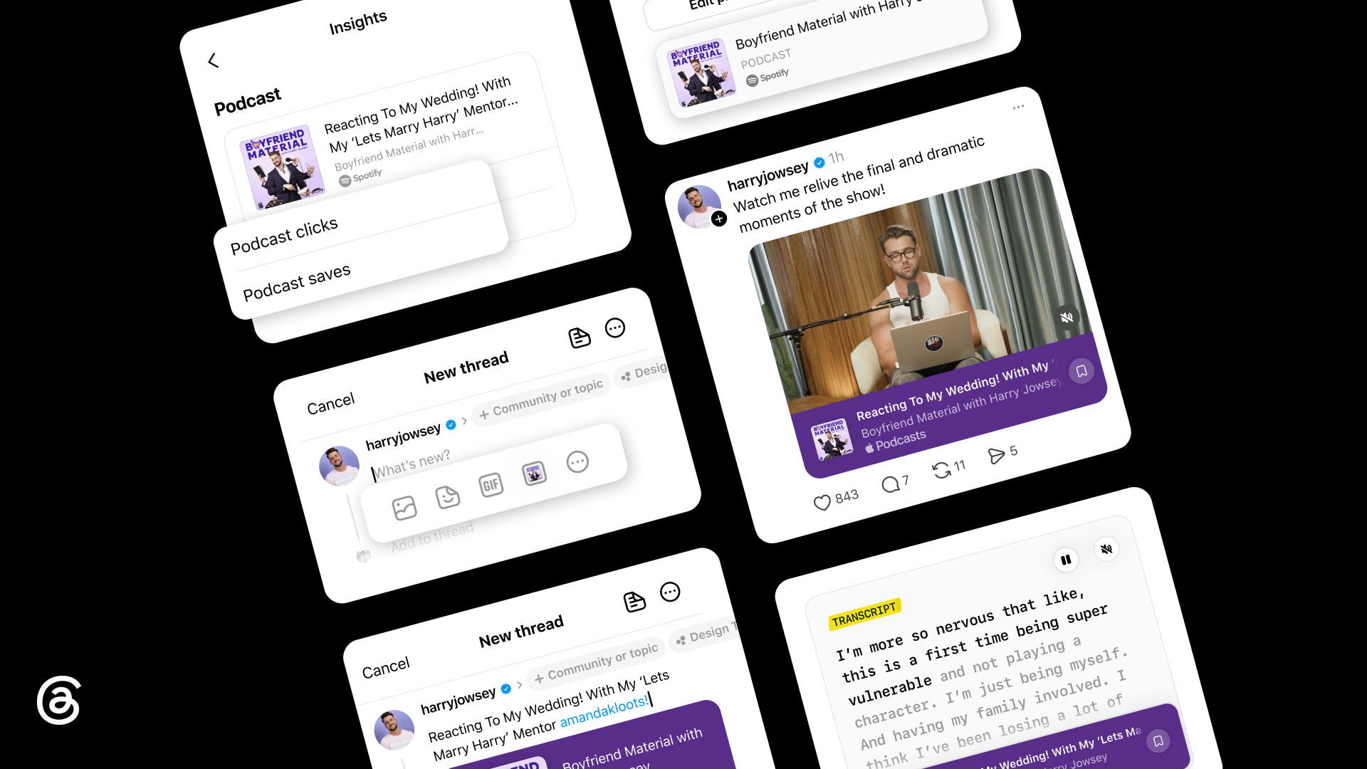 Threads mise sur les podcasts pour accélérer sa bataille avec X