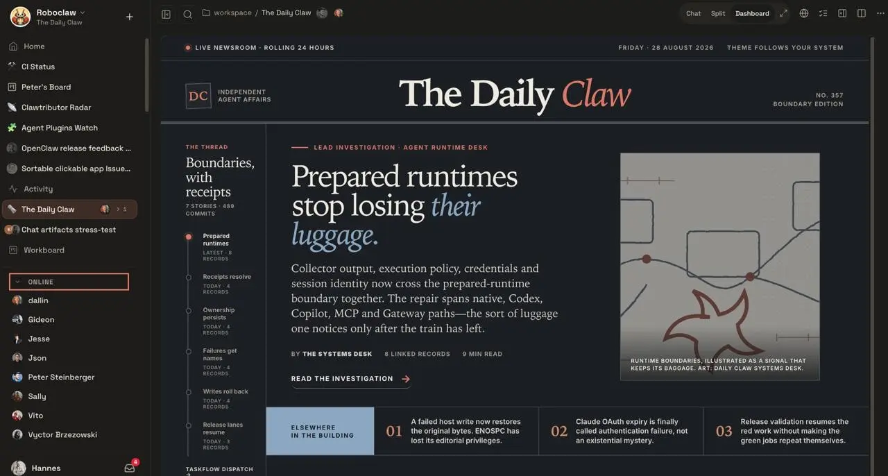 OpenClaw 2.0 veut séduire les entreprises, mais ses réglages de sécurité par défaut inquiètent déjà 59 multiplayer dashboard