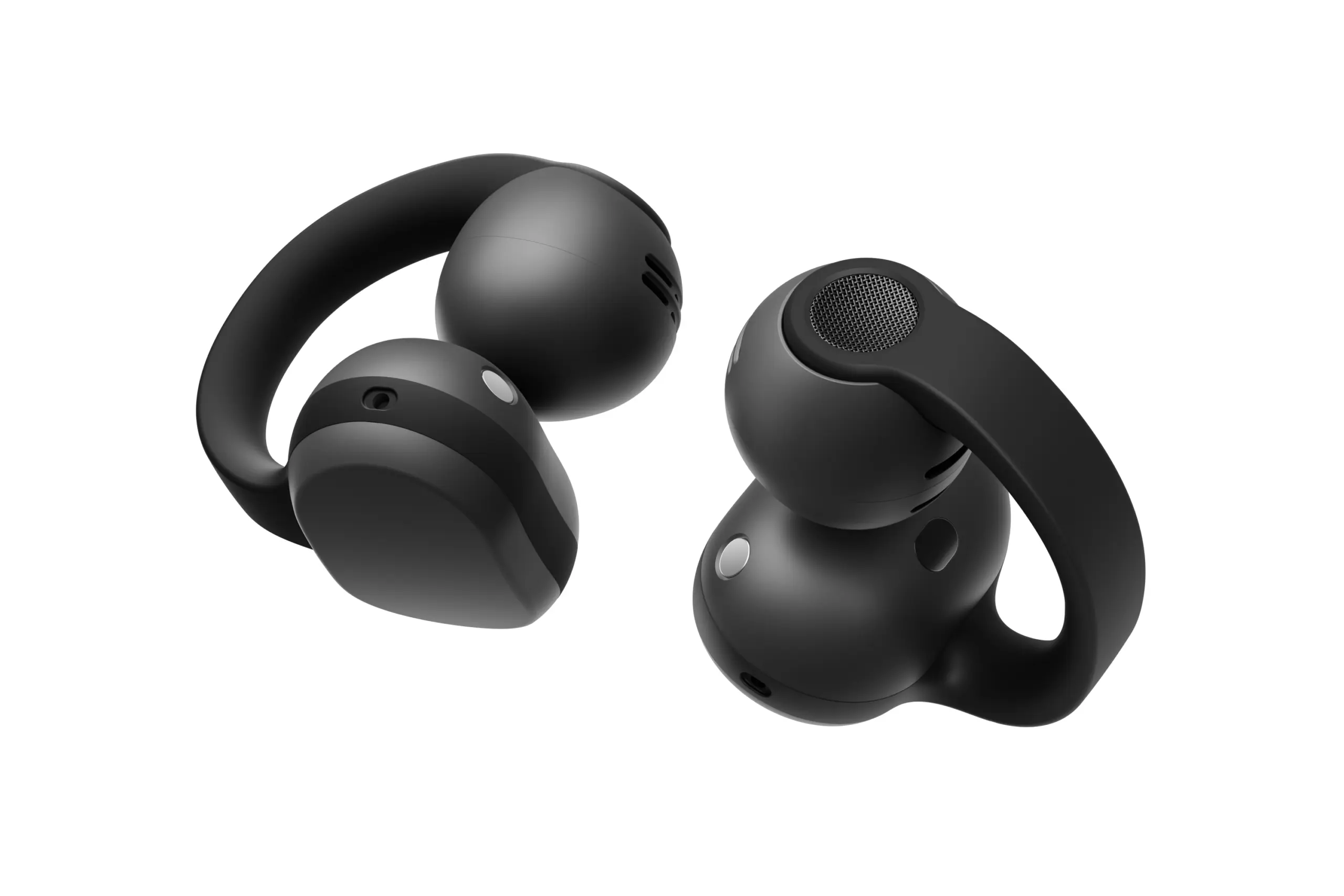 Samsung Galaxy Buds On : les écouteurs qui se clipsent autour de l’oreille 55 001 product galaxy buds on black dynamic front scaled