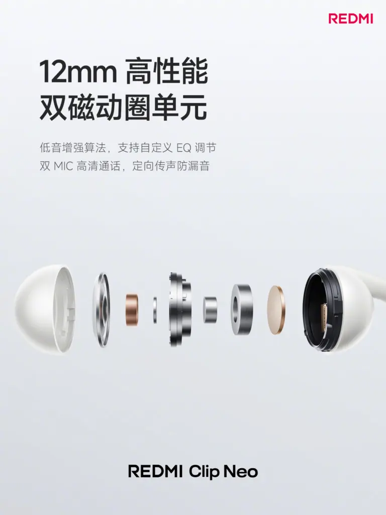 Redmi Clip Neo : les premiers écouteurs à clip de Xiaomi misent sur 32 heures d’autonomie 68 003itXZnly1iih4y7fphbj61401hcgvp02
