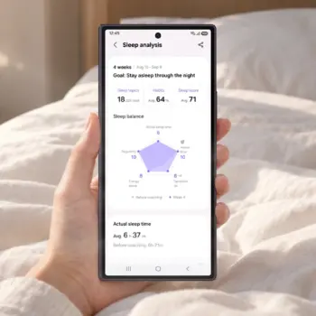 Samsung Health améliore le suivi du sommeil et enrichit son coaching de course à pied