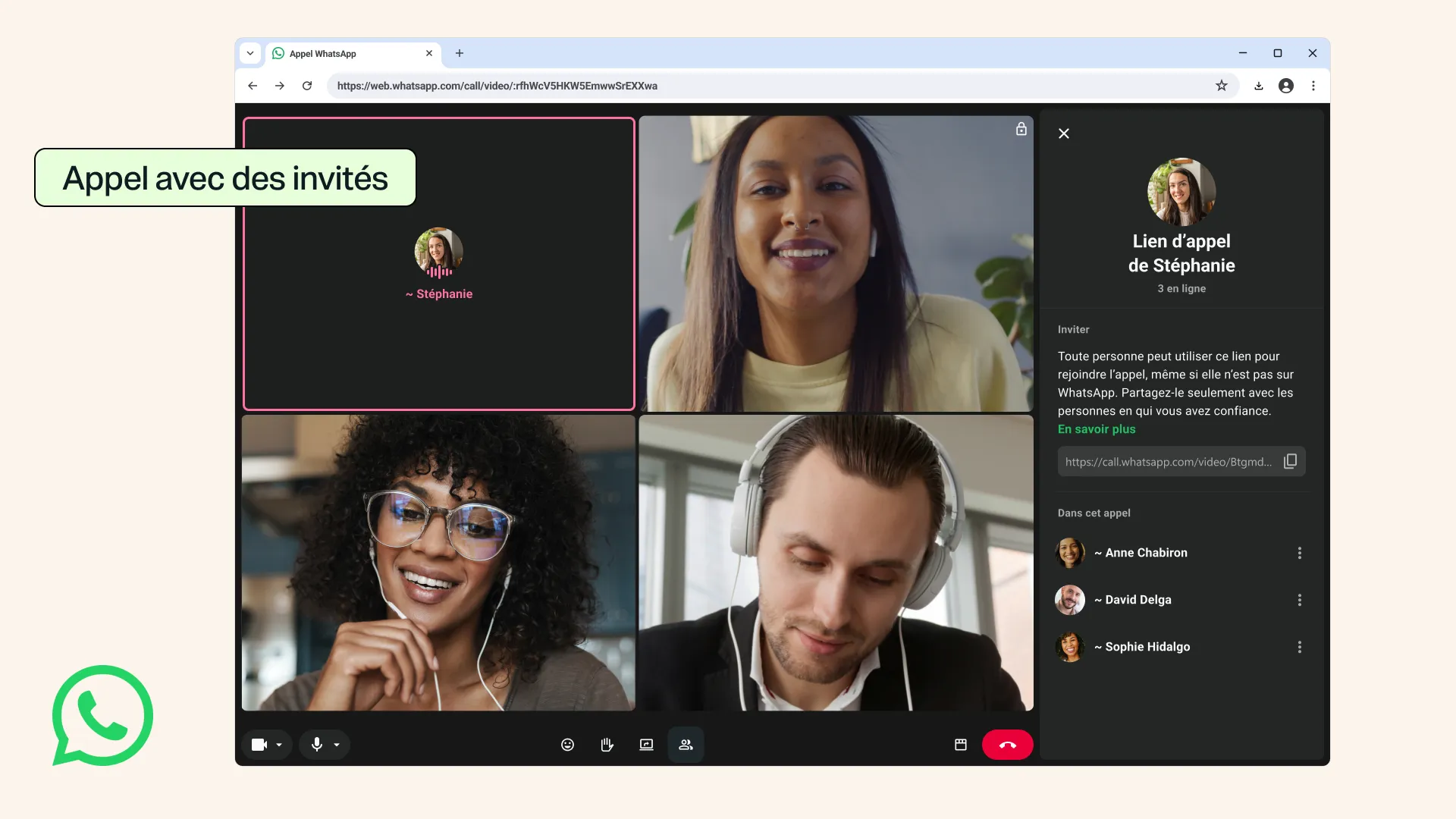 WhatsApp : les appels deviennent accessibles aux invités sans compte ni application 63 848072981 2684963785255220 5560985655912064887 n