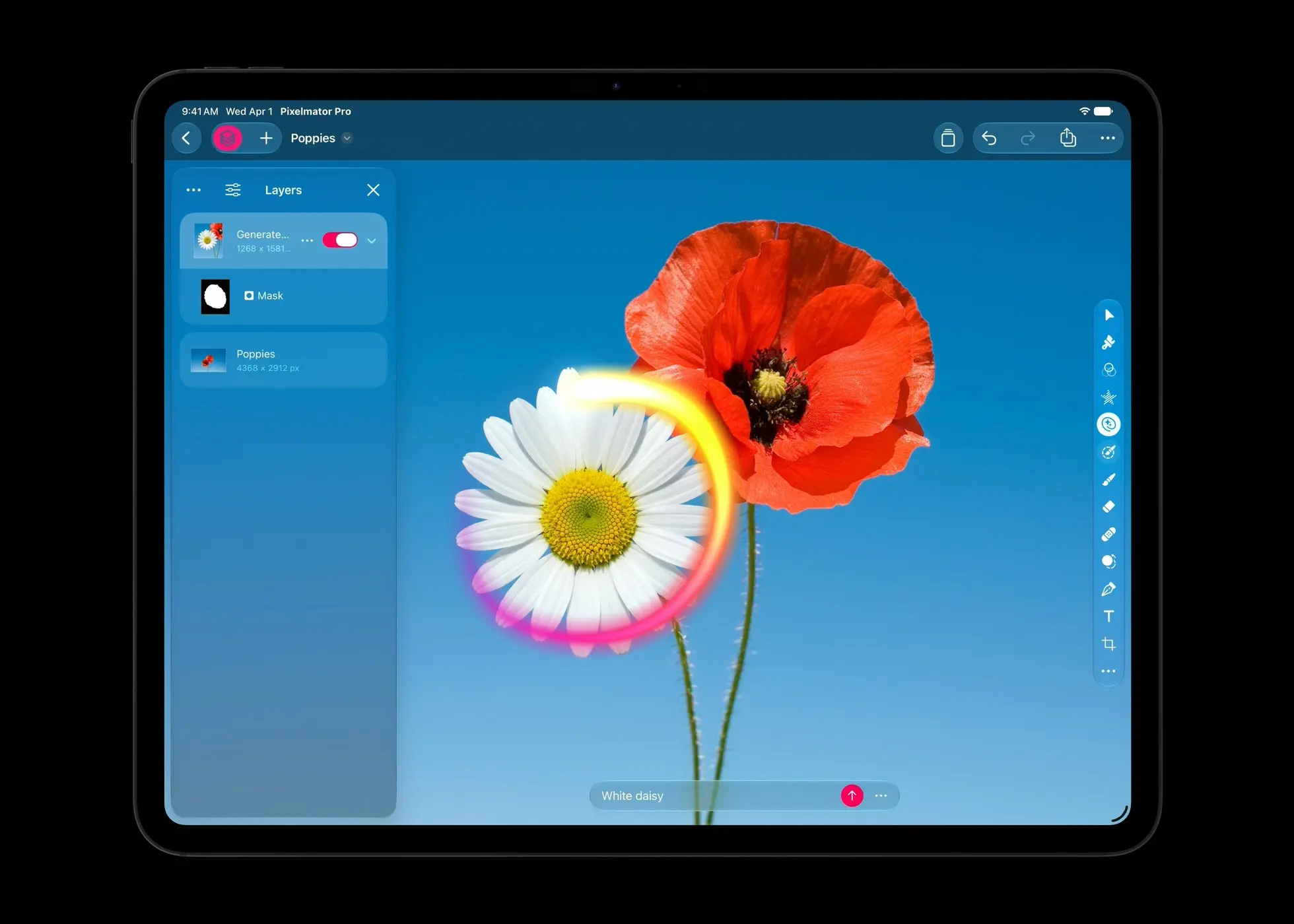 Apple Creator Studio Pixelmator Pro Generate Fill
