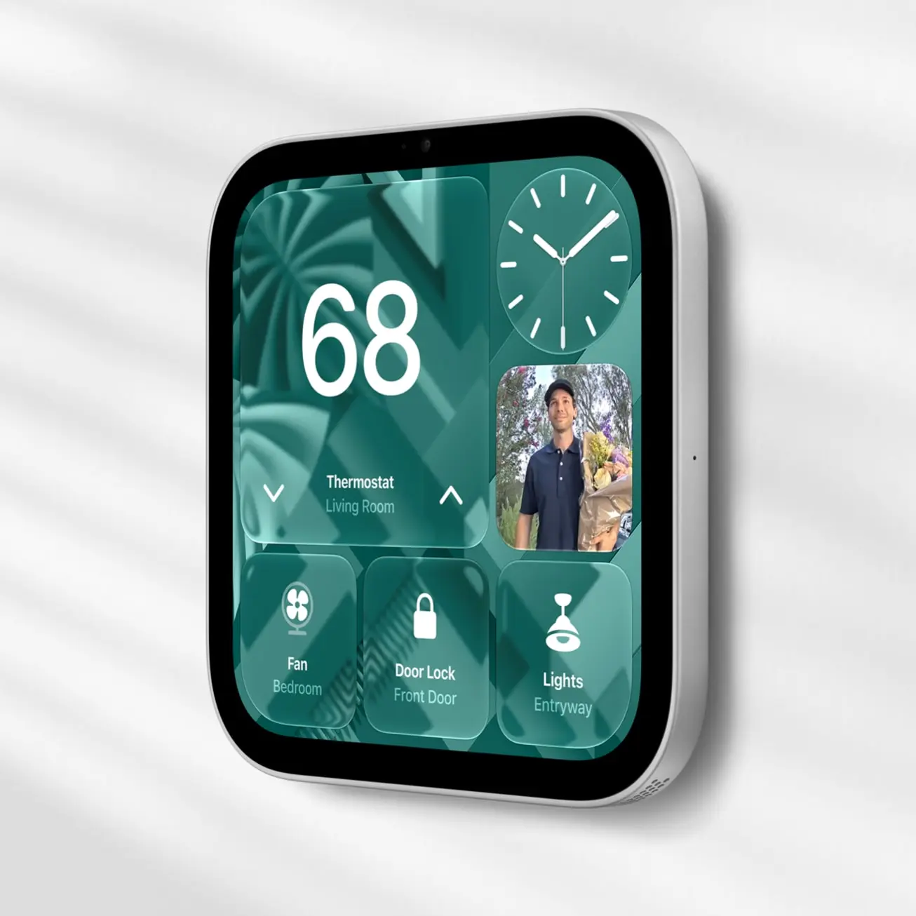 Apple HomeView : le hub à écran de 7 pouces d’Apple, 299 dollars, absent d’Europe 82 Apple HomeView wall mounted