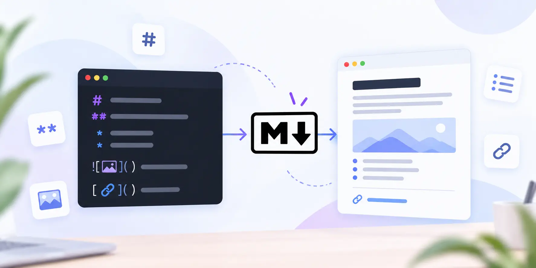 Flux Markdown vers apercu rendu