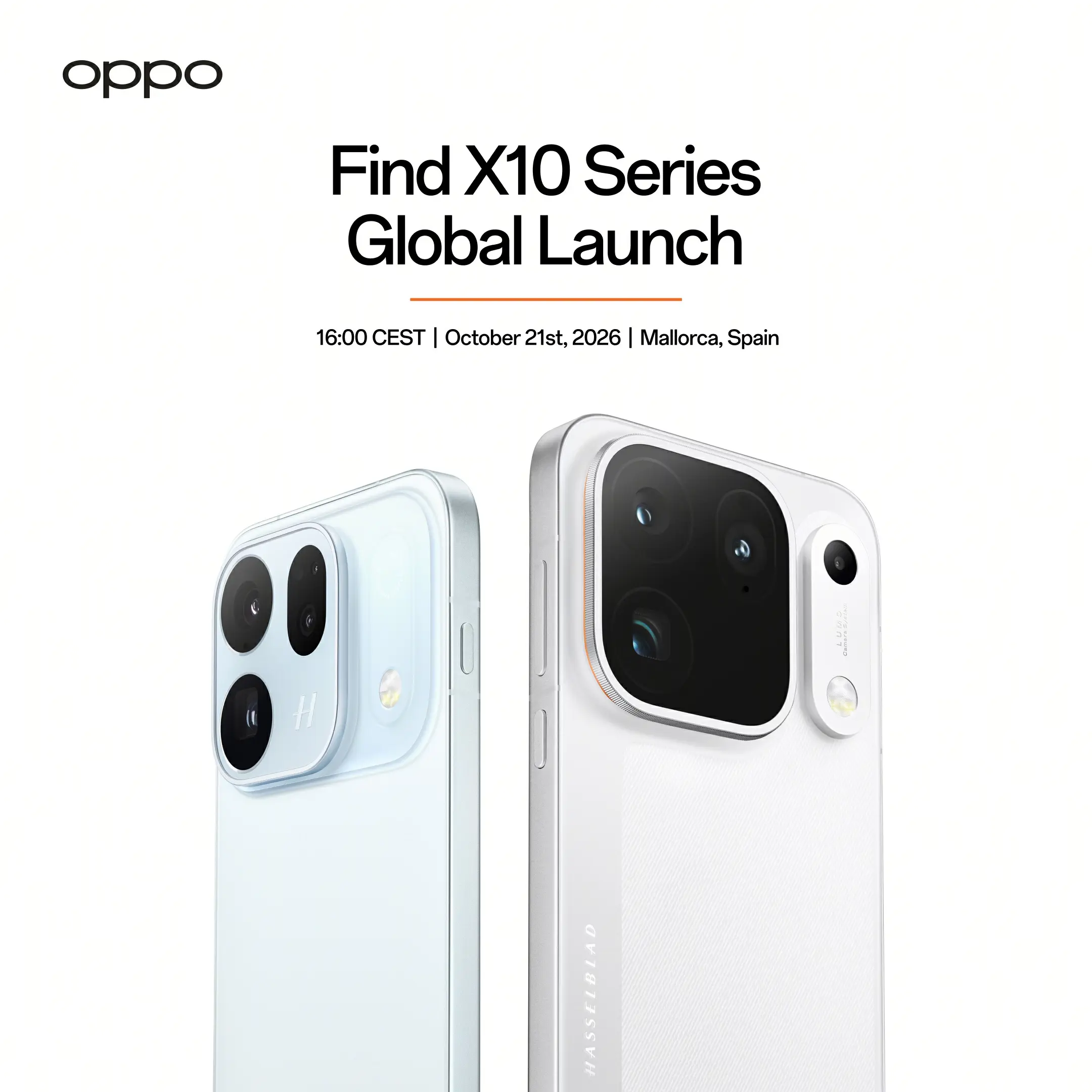 OPPO Find X10 : le lancement mondial est fixé au 21 octobre avec deux nouveaux flagships
