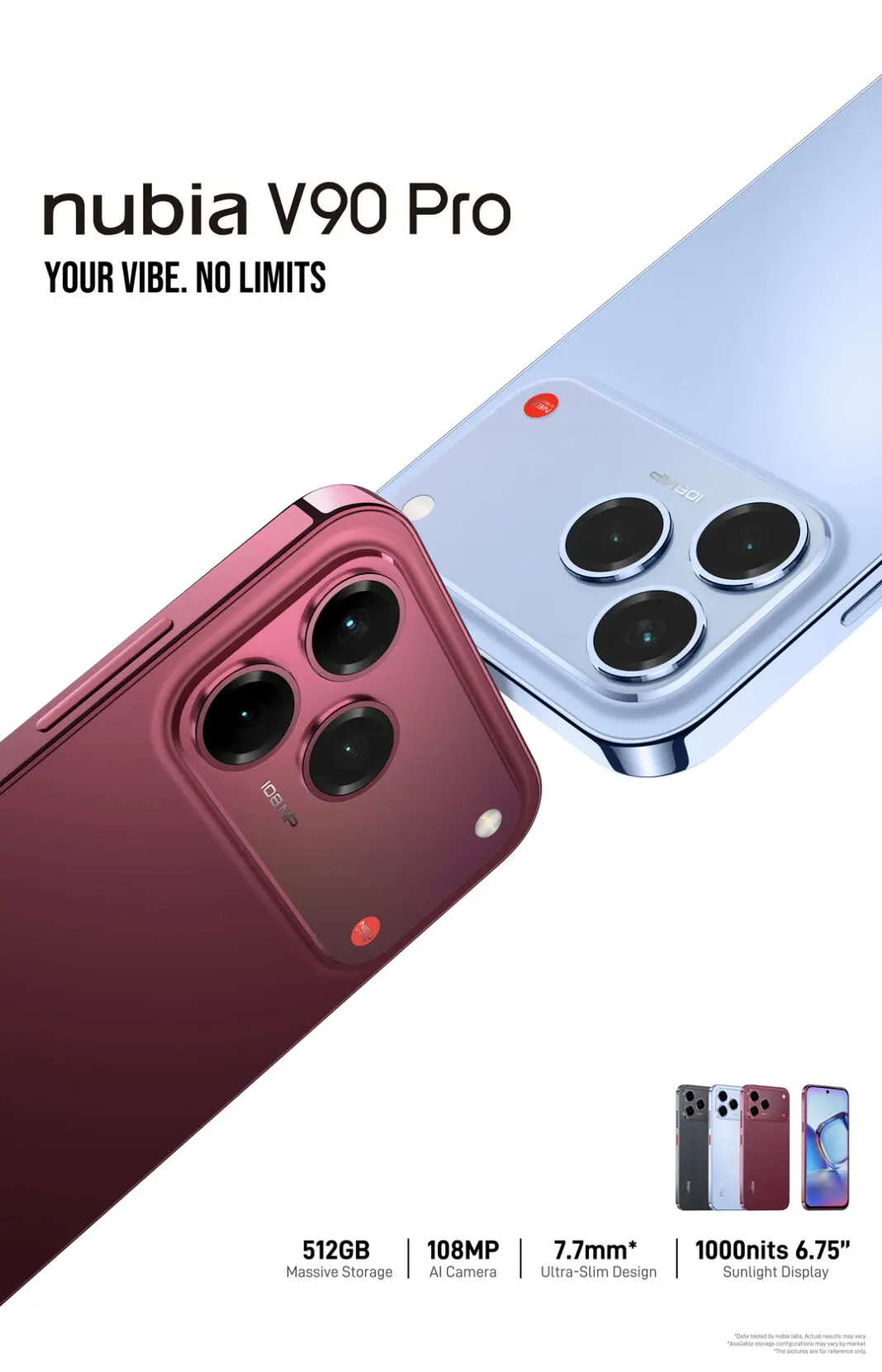 Nubia V90 Pro : un design familier, un capteur de 108 mégapixels et 512 Go de stockage 59 HUrQj2HWgAAlIvZ 1068x1661 1