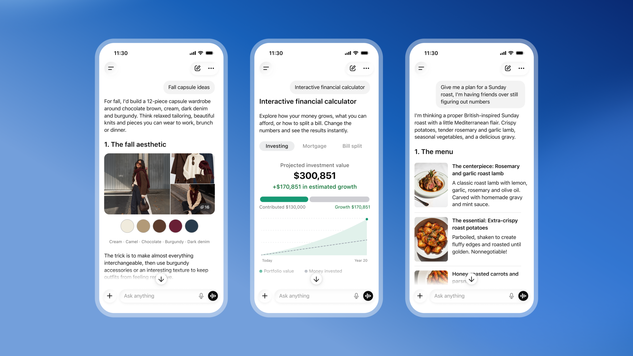 ChatGPT devient beaucoup plus visuel avec la nouvelle interface Intelligent UI 62 Intelligent UI 1