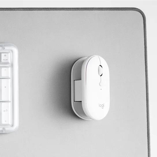 Logitech Pebble Up Mouse Pearl White