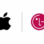 Logos Apple et LG cote a cote