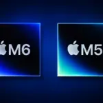 Puces Apple M6 et M5 lumineuses