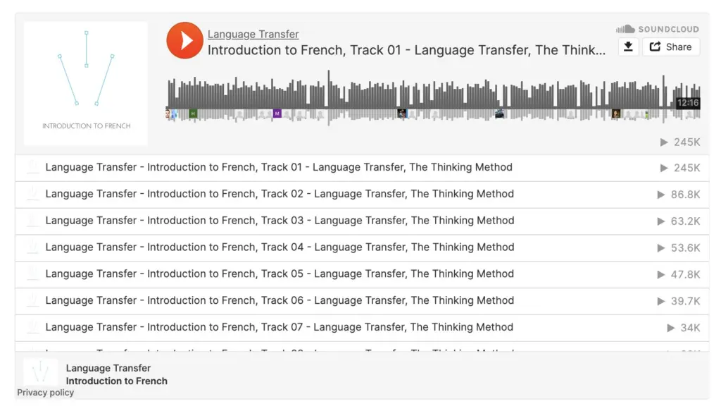 Illustration de l’étape : Commencez par l'oreille avec Language Transfer