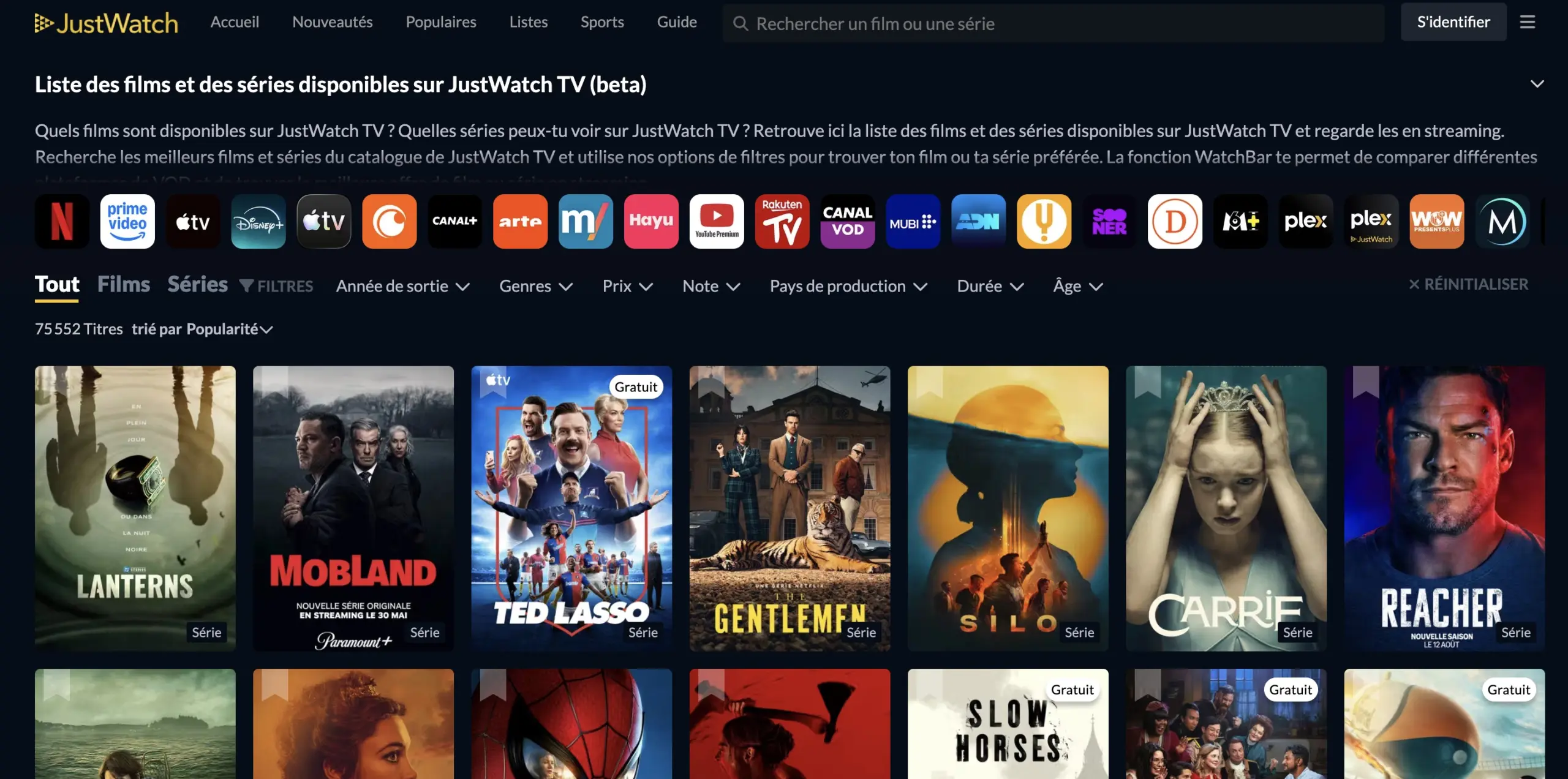 JustWatch TV : le guide du streaming lance son propre service vidéo en France 59 Screen 2026 10 21 at 07.49.07 scaled